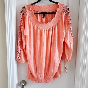 Women's Peach Burst Blouse